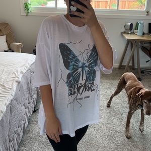 Shein oversized graphic t-shirt